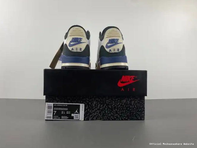 Official Maikesneakers A HV8571-100 Jordan Maniere Diffused 3 Blue OG x SP Ma Air 0413